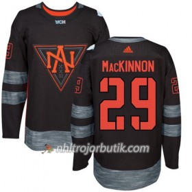Nordamerikansk Tröja Nathan MacKinnon 29 World Cup 2016 Svart Premier